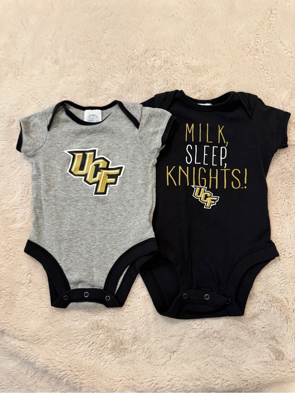 UCF Knights Onesies 6-9 Months